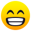 Beaming face with smiling eyes :grin: 😁