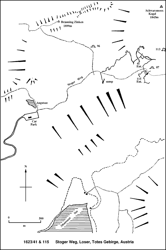 location map for caves - 19k gif