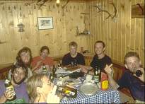 A merry evening in the Potato Hut